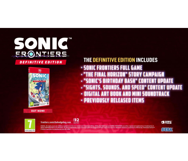 Switch Sonic Frontiers – Definitive Edition - 1546829 - zdjęcie 3